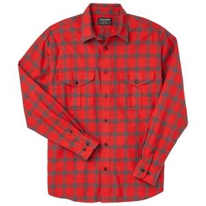 Filson’s Men’s L Red Lightweight Alaskan Guide Shirt